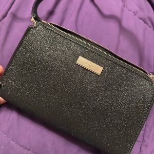 Kate Spade Black Glitter Kenzie Crossbody